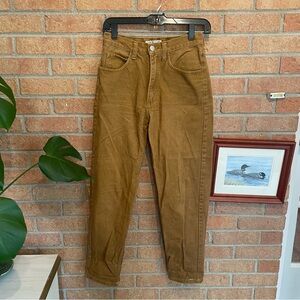 Vintage Guess Brown Tan Denim High Rise Jeans Size 28